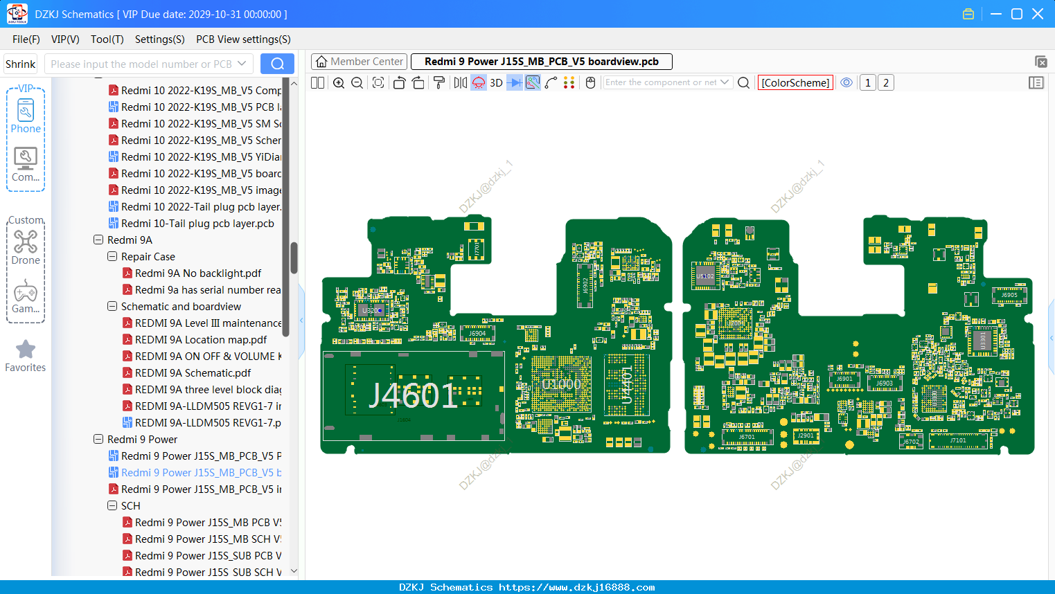 Redmi 9 Power J15S_MB_PCB_V5 Boardview